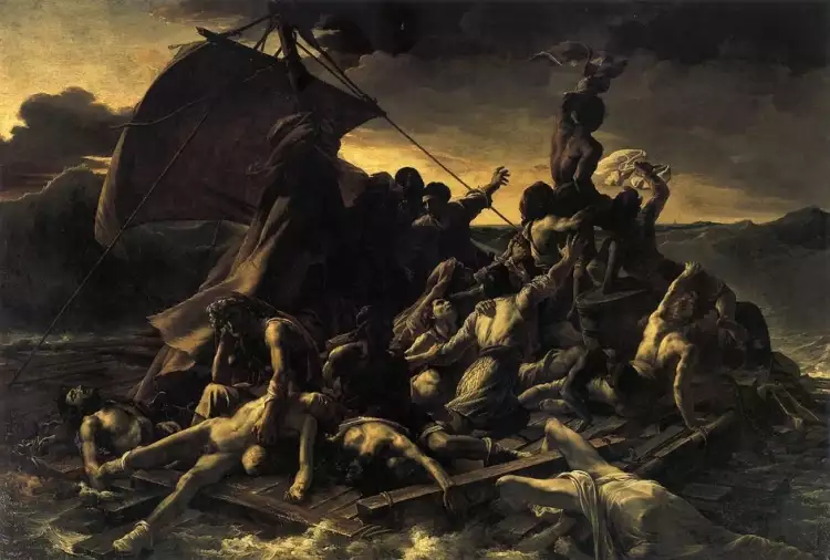 Морской пейзаж. Теодор Жерико. «Плот “Медузы”», 1818-1819 Морской пейзаж. Теодор Жерико. «Плот “Медузы”», 1818-1819