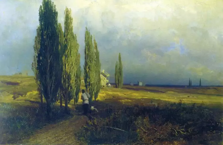 Федор Васильев. «Тополя», 1870 Федор Васильев. «Тополя», 1870
