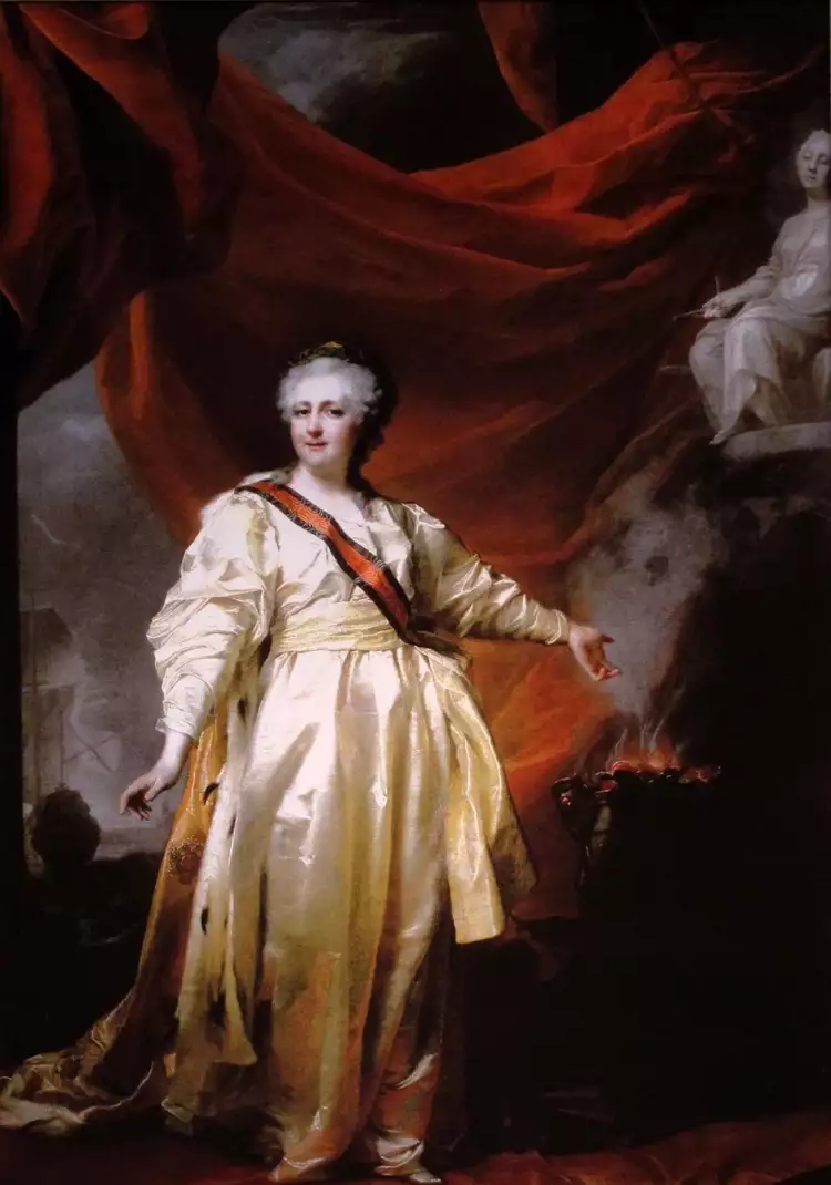 Classicism. Dmitry Levitsky. Catherine II as the Legislator in the Temple of the Goddess of Justice, 1787 Classicism. Dmitry Levitsky. Catherine II as the Legislator in the Temple of the Goddess of Justice, 1787