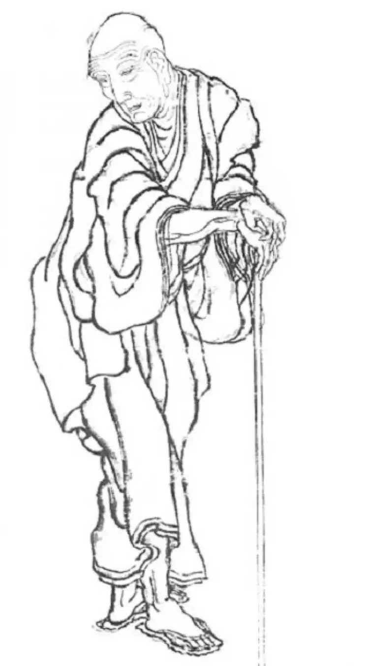 Кацусика Хокусай, автопортрет Кацусика Хокусай, автопортрет