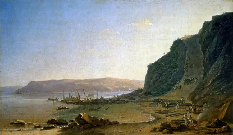 Максим Воробьёв. Картина «Вид близ Варны на берегу Чёрного моря», 1832
