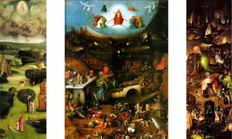 The religious genre. Hieronymus Bosch. Weltgerichtstriptychon, 1482 The religious genre. Hieronymus Bosch. Weltgerichtstriptychon, 1482