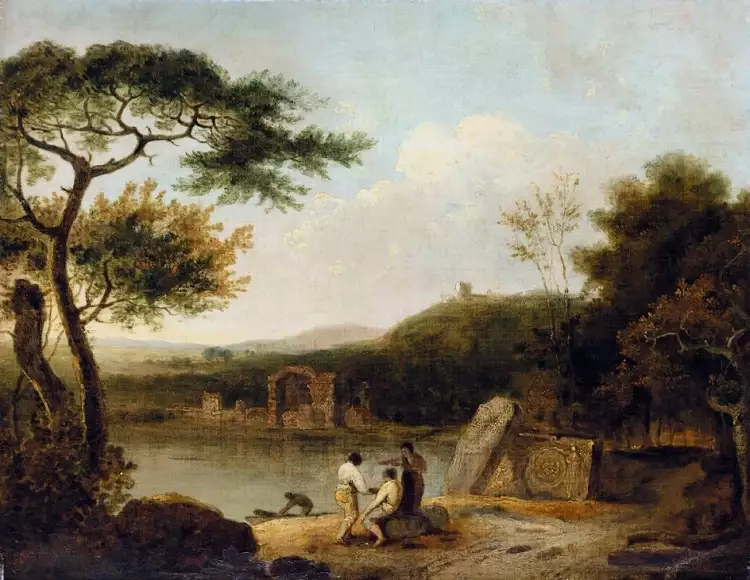 Sentimentalismus. Richard Wilson. Lago d’Averno, um 1765 Sentimentalismus. Richard Wilson. Lago d’Averno, um 1765