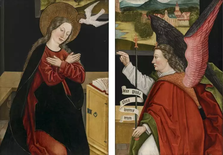 Claus Strigel. Marientafel, 1495-1510 Claus Strigel. Marientafel, 1495-1510