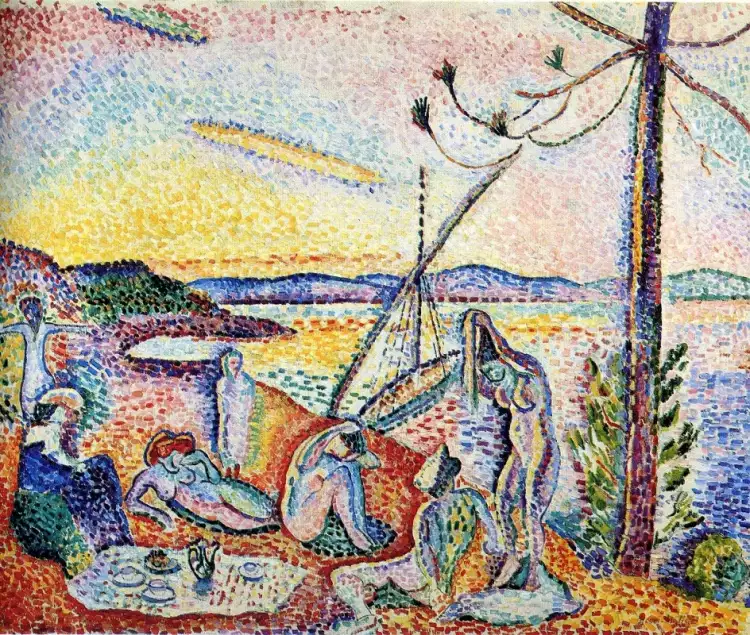 Фовизм. Анри Матисс. Картина «Роскошь, покой и наслаждение» Фовизм. Анри Матисс. Картина «Роскошь, покой и наслаждение»