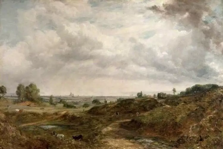 Джон Констебл. «Хэмпстед-Хит. Проясняющееся небо», 1830