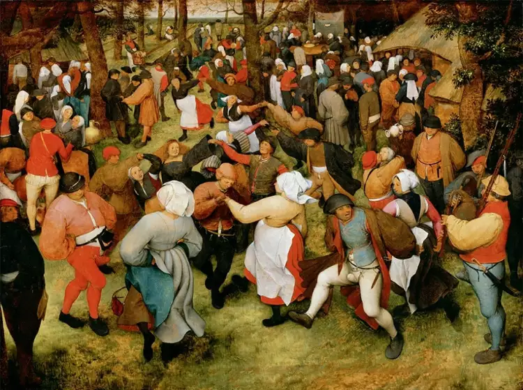 Гульфик. Питер Брейгель Старший. «Свадебный танец»