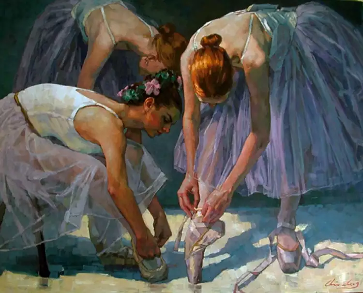 Балет в изобразительном искусстве. «Пуанты», Кристофер Чжан