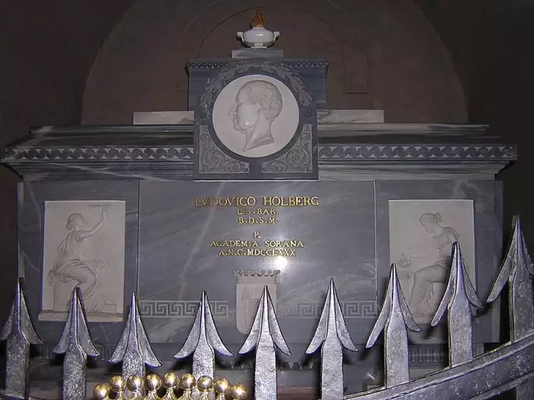 Йоханнес Видевельт. Усыпальница Людвига Хольберга, 1773