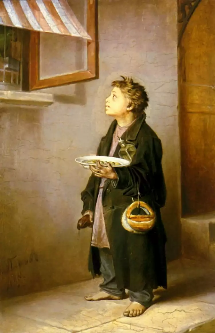 Василий Перов. Картина «Мальчик-мастеровой»