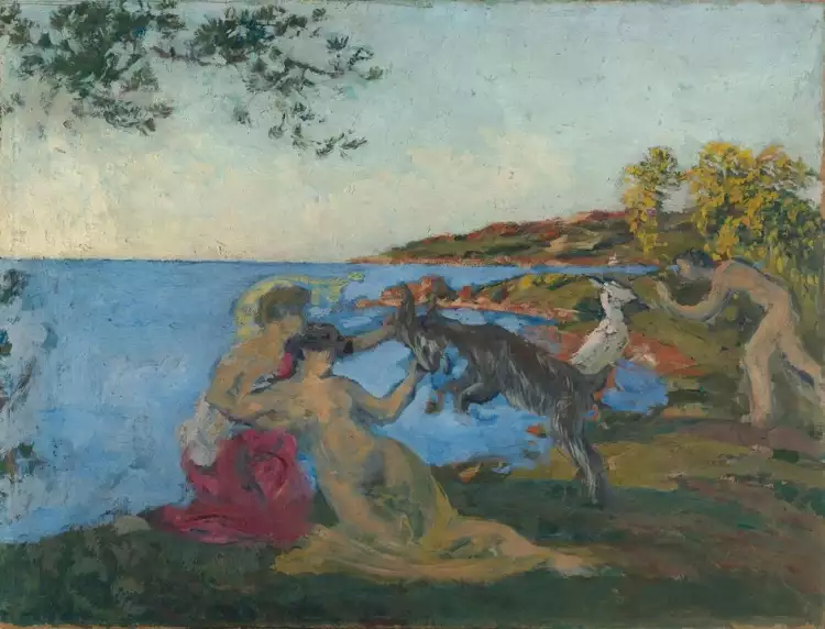Кер-Ксавье Руссель. Картина «Мифологический сюжет», 1903 Кер-Ксавье Руссель. Картина «Мифологический сюжет», 1903