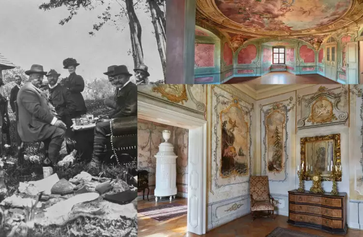 Schloss Sárvár. Picknick und Prunk