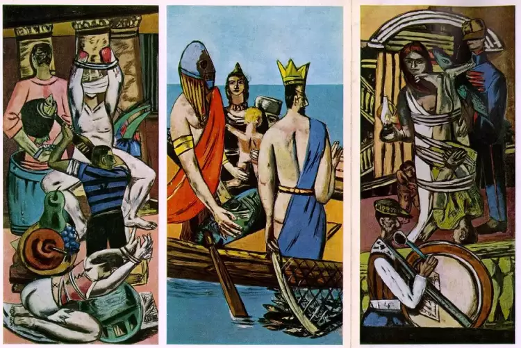 Die bekanntesten expressionistischen Künstler. Max Beckmann. Abreise, 1932 Die bekanntesten expressionistischen Künstler. Max Beckmann. Abreise, 1932