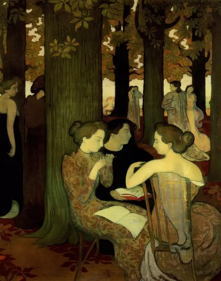 Группа Наби. Морис Дени. Картина «Музы», 1893