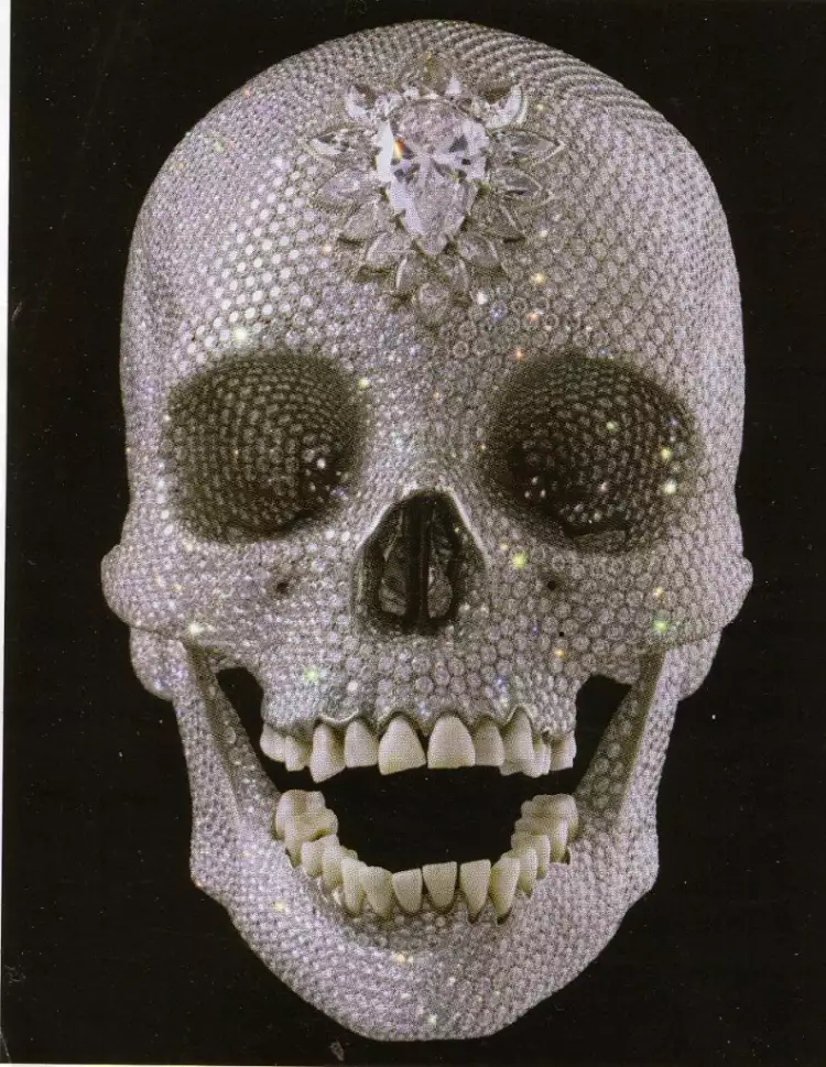 10 самых влиятельных и прославленных художников 2018 года. Дэмиен Херст. Бриллиантовый череп