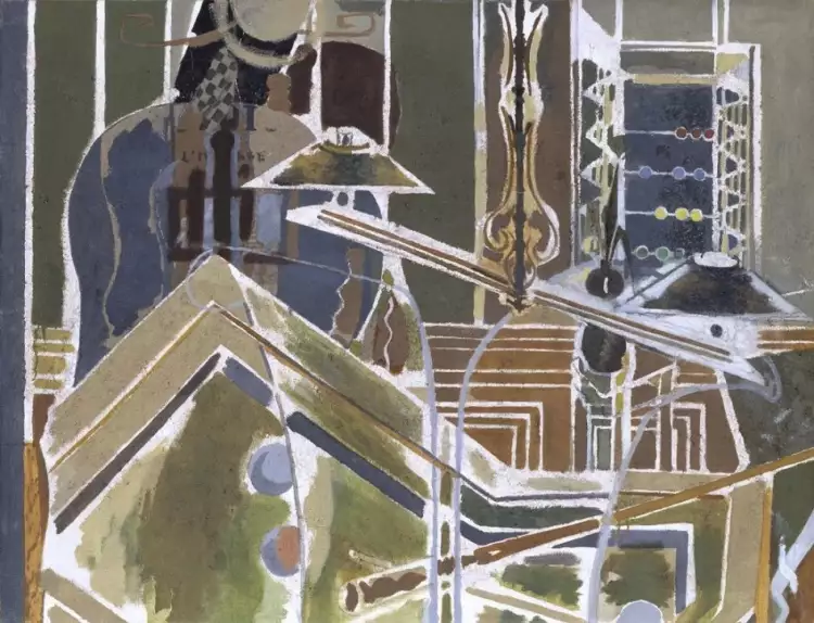 Georges Braque. Billardtisch, 1945 Georges Braque. Billardtisch, 1945