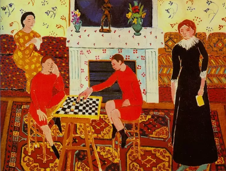 Модернизм. Анри Матисс. «Семейный портрет», 1911 Модернизм. Анри Матисс. «Семейный портрет», 1911