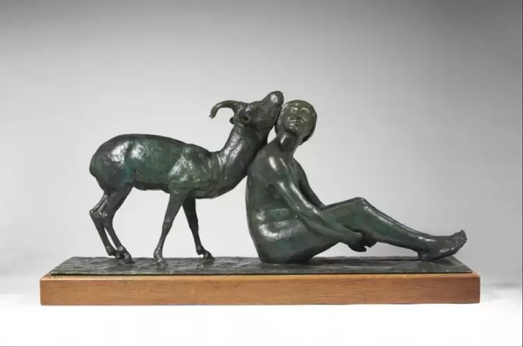 Анри Бушар. Скульптура «Диана на рассвете», 1914