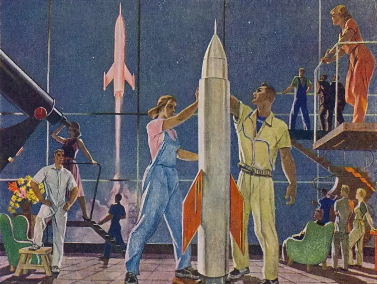 Социалистический реализм. А. Дейнека, «Покорители космоса» Социалистический реализм. А. Дейнека, «Покорители космоса»