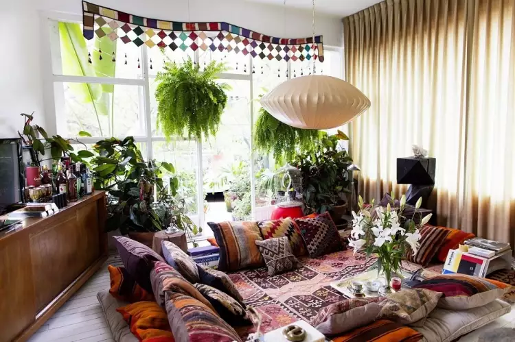 Interieur. Interieur im Boho-Stil Interieur. Interieur im Boho-Stil