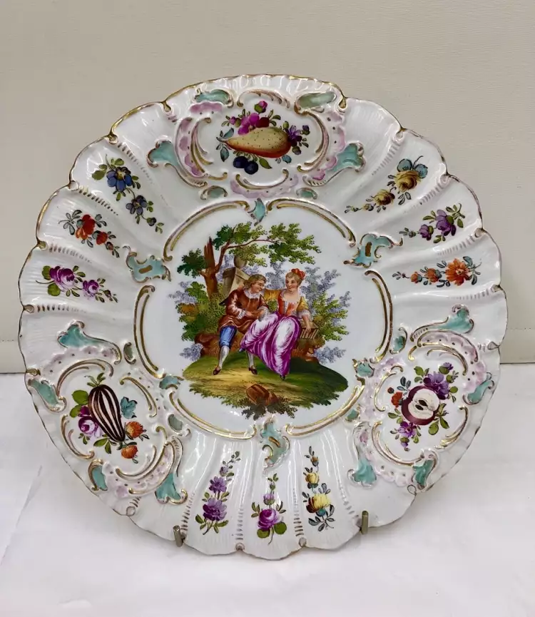 Интерьер в стиле рококо. Мейсенский фарфор в стиле рококо