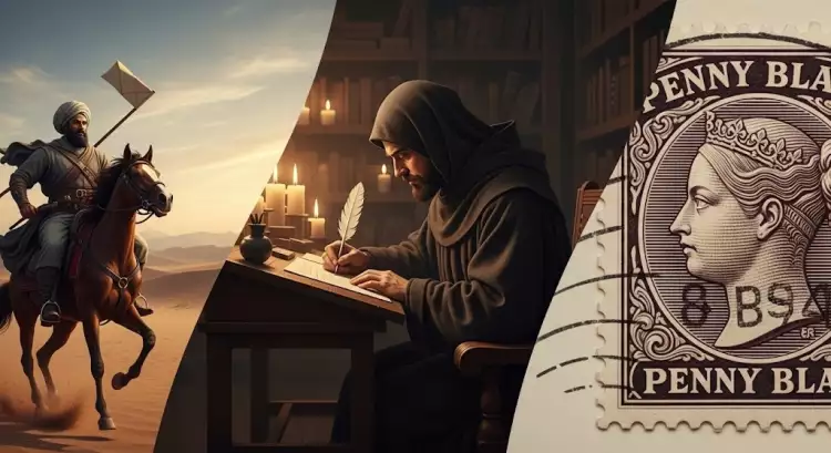 История почты от древних гонцов до первой марки История почты от древних гонцов до первой марки