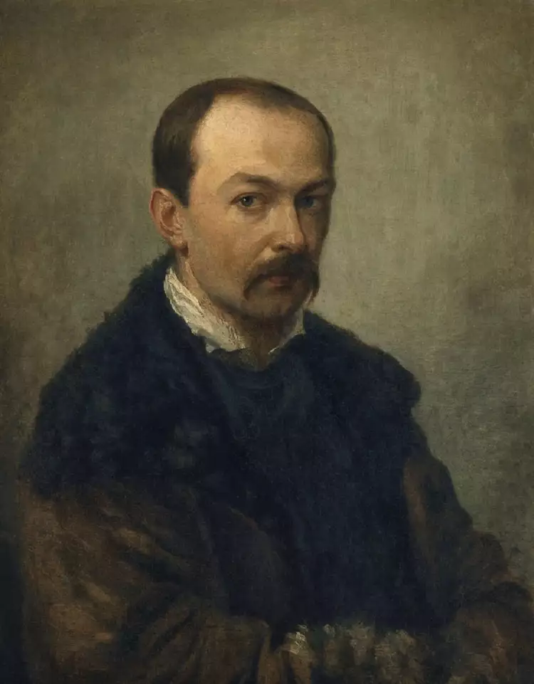 Павел Федотов. Картина «Автопортрет», 1848 Павел Федотов. Картина «Автопортрет», 1848