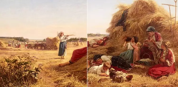 Передвижники. Павел Брюллов. Фрагменты картины «Рабочий полдень» Передвижники. Павел Брюллов. Фрагменты картины «Рабочий полдень»