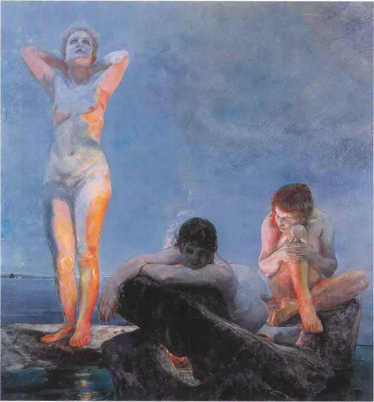 Макс Клингер. Картина «Синий час», 1890 Макс Клингер. Картина «Синий час», 1890