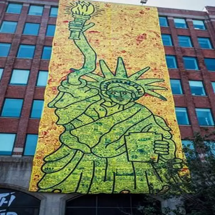 Кит Харинг. Проект Citykids Speak on Liberty, 1986