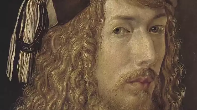 Фрагмент автопортрета Дюрера Фрагмент автопортрета Дюрера