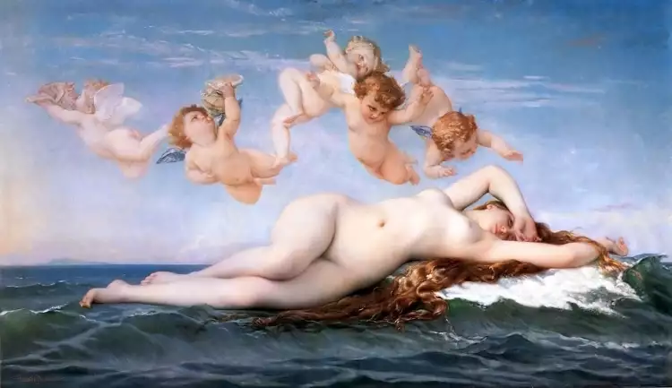 Александр Кабанель. Рождение Венеры, 1863. Так рисовали обнаженных современники Мане Александр Кабанель. Рождение Венеры, 1863. Так рисовали обнаженных современники Мане