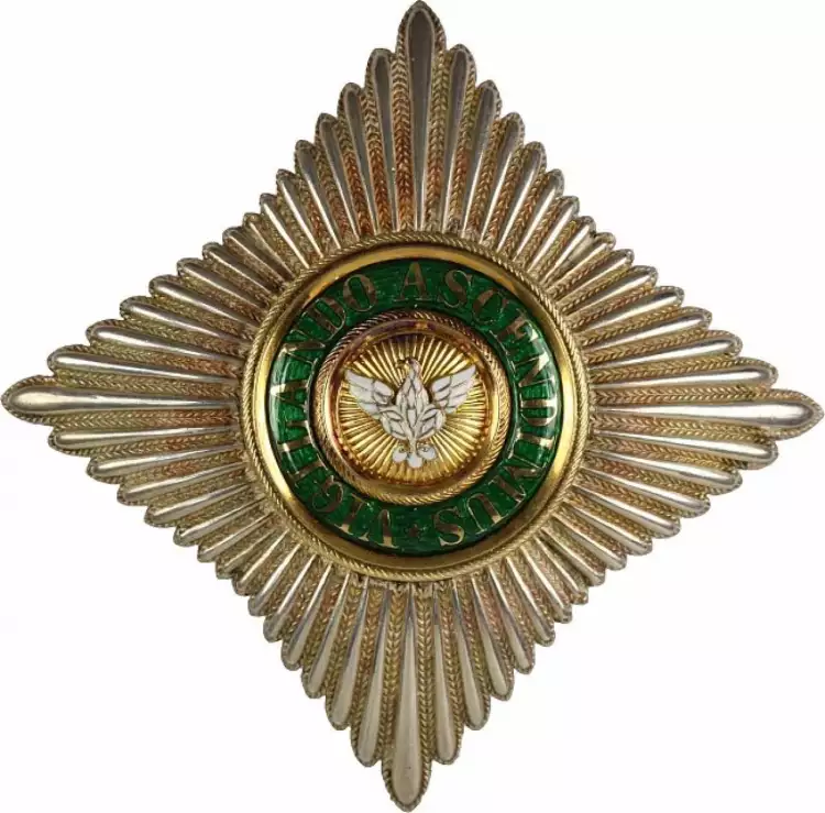 Орден Белого Сокола. Звезда Командора 1 класса Орден Белого Сокола. Звезда Командора 1 класса