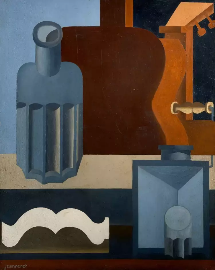 Пуризм. Ле Корбюзье, «Вертикальная гитара (1 версия)», 1920 Пуризм. Ле Корбюзье, «Вертикальная гитара (1 версия)», 1920