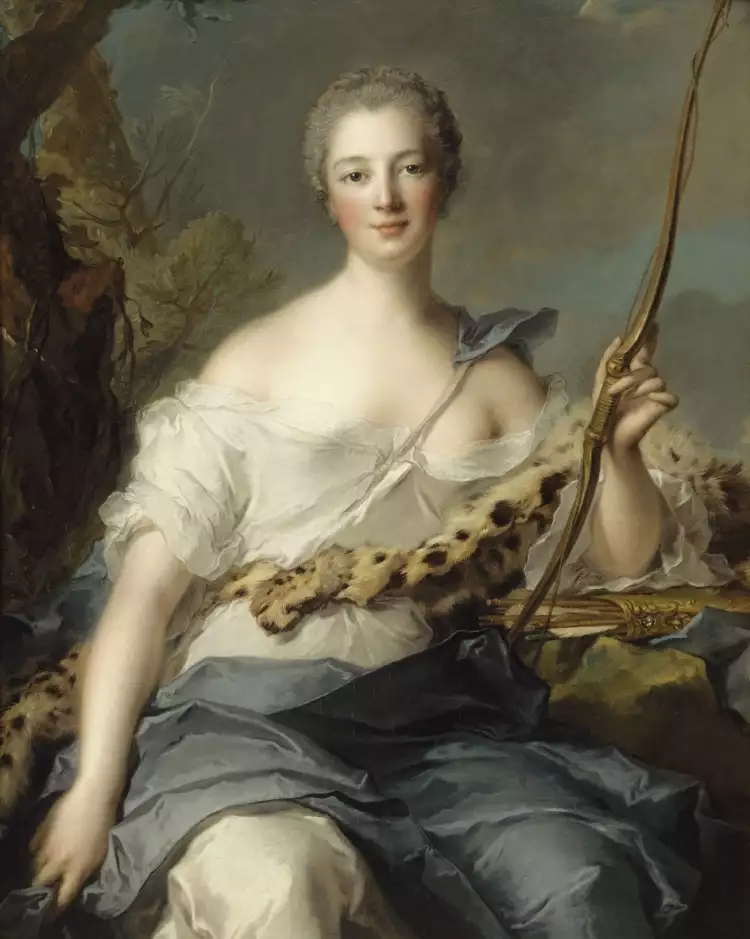 Rococo. Jean-Marc Nattier. Madame de Pompadour en Diane, 1746 Rococo. Jean-Marc Nattier. Madame de Pompadour en Diane, 1746