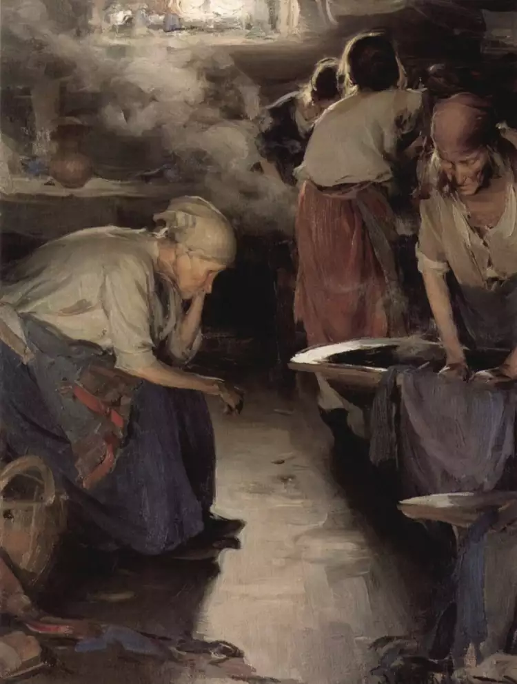 Абрам Архипов. Картина «Прачки», 1901 Абрам Архипов. Картина «Прачки», 1901