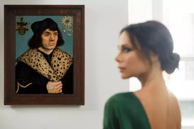 Виктория Бэкхем и ее картина кисти Лукаса Кранаха Старшего