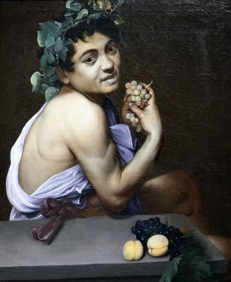 Portrait. Caravaggio. Young Sick Bacchus, 1593 Portrait. Caravaggio. Young Sick Bacchus, 1593