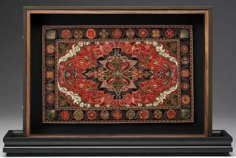 Лиза Нильссон. Ковер в технике квиллинг