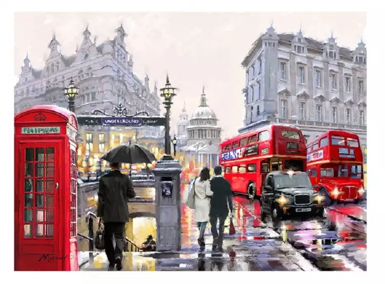 Осень на картинах. Работа Ричарда Макнейла