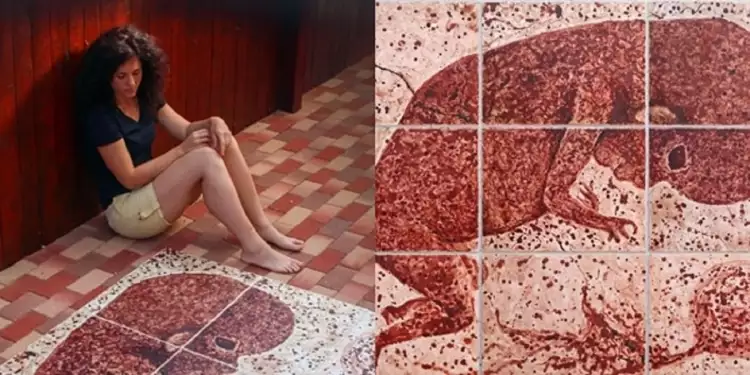 Картины кровью. Картина Тими Пал Картины кровью. Картина Тими Пал