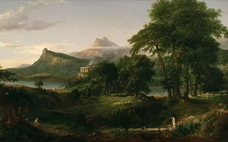 Pastorale. Thomas Cole. Der arkadische oder pastorale Staat, 1834 Pastorale. Thomas Cole. Der arkadische oder pastorale Staat, 1834