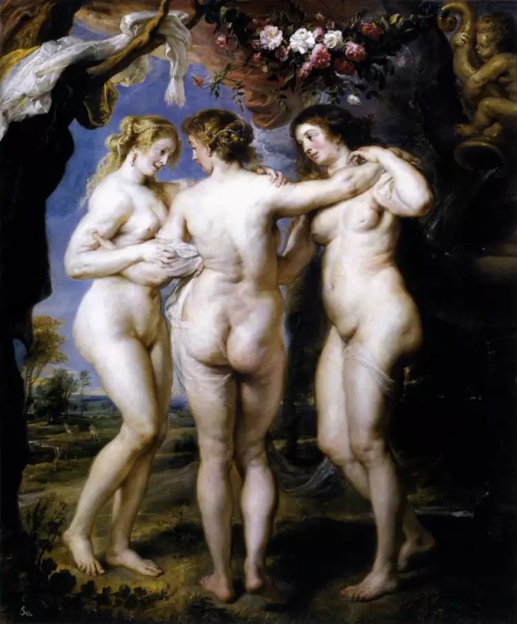 Барокко. Рубенс. «Три грации», 1630-1635 Барокко. Рубенс. «Три грации», 1630-1635