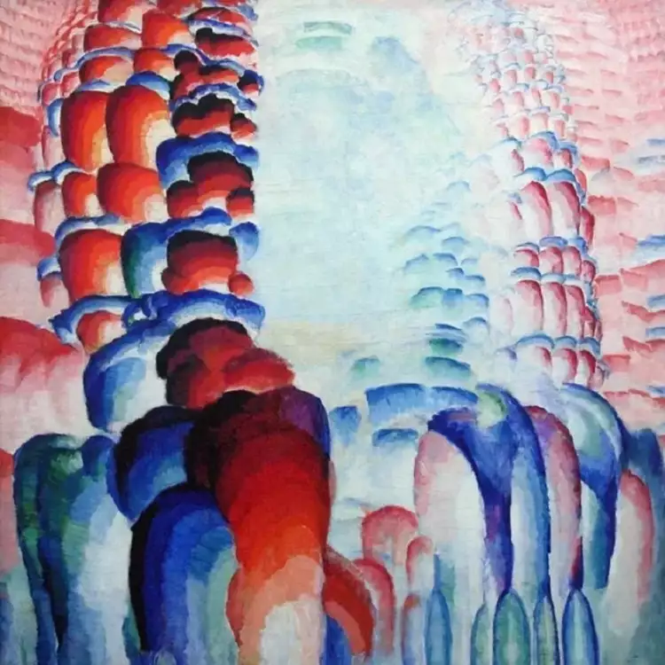 Франтишек Купка. Картина «Индусский мотив», 1919 Франтишек Купка. Картина «Индусский мотив», 1919