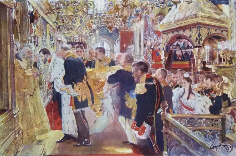 Валентин Серов. Картина «Коронация Николая II», 1897 Валентин Серов. Картина «Коронация Николая II», 1897