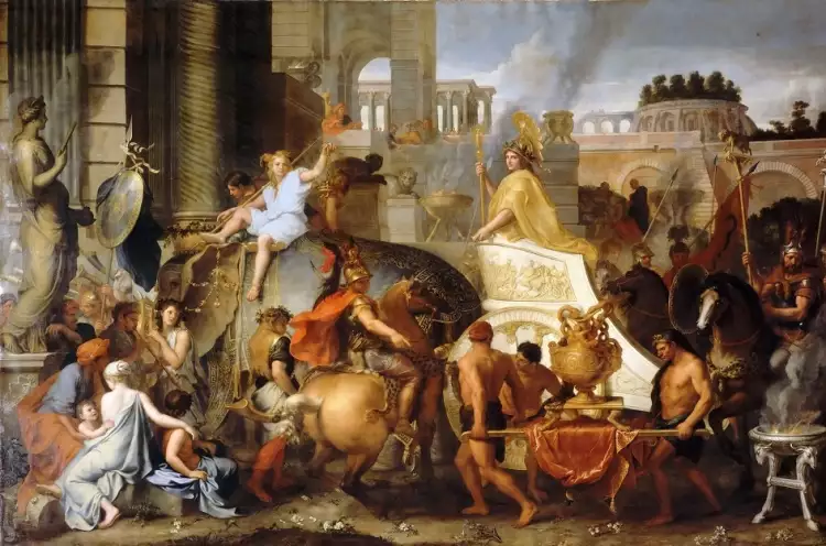 Classicism. Charles Le Brun. Entry of Alexander into Babylon, circa 1664 Classicism. Charles Le Brun. Entry of Alexander into Babylon, circa 1664