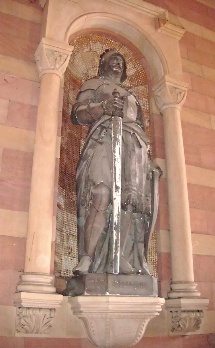 Антон Доминик Фернкорн. Статуя Адольфа фон Нассау в Шпейерском соборе, 1858 Антон Доминик Фернкорн. Статуя Адольфа фон Нассау в Шпейерском соборе, 1858