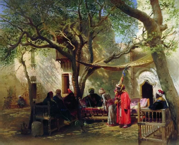 Константин Маковский. «Дервиши в Каире», 1875 Константин Маковский. «Дервиши в Каире», 1875