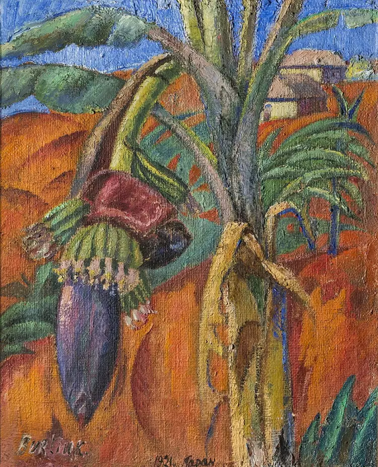Давид Бурлюк. Картина «Цветок бананового дерева», 1921