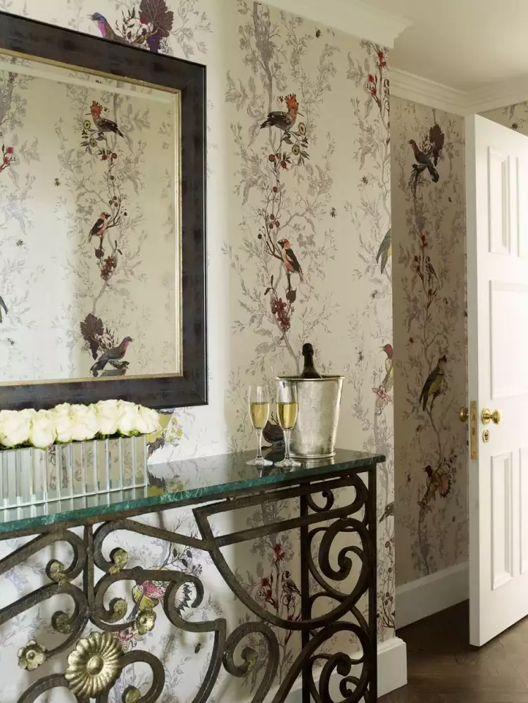 Модерн в интерьере. Кованые элементы и растительный орнамент в стиле модерн